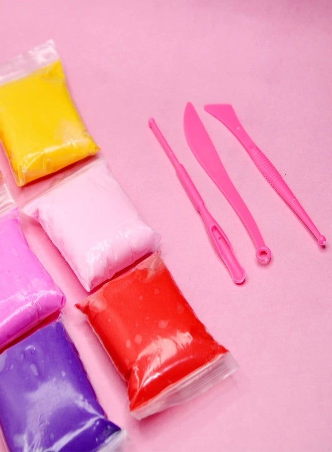 GLAN Bouncing DIY Art and Craft Clay with Tools for Kids Multicolor Non-Toxic Modeling Clay/Dough Gift for Kids Multicolor - Image 4